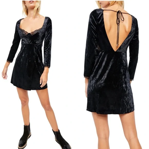 free people kat velvet mini dress Free People | Dresses | Free People Kat Velvet Mini Dress